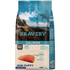 Bravery Grain Free Puppy Mini Salmon 7 kg kutyaeledel