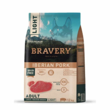 Bravery Iberian Pork Light Adult Large/Medium Breeds 12 kg kutyatáp kutyaeledel
