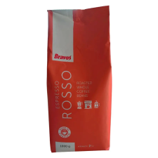 Bravos Espresso Rosso szemes kávé - Arabica és Robusta keveréke, 1 kg kávé