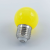 Braytron LED izzó 1W (10W) sárga, E27, 70lm, sárga fény, opál, Braytron