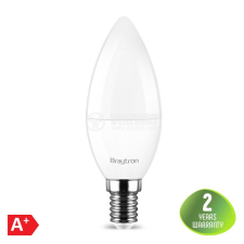 Braytron Led lámpa gyertya E-14 7W C37 hideg fehér Braytron izzó