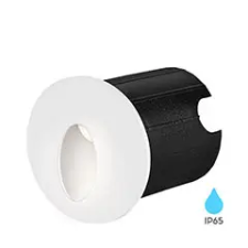 Braytron LED lépcsővilágító lámpa 2W - kör - meleg fehér kültéri világítás