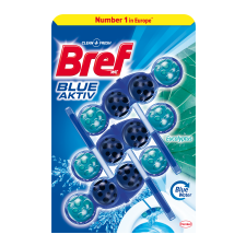 BREF Blue Aktiv Eucalyptus WC tisztító blokk - 3 x 50 g takarító és háztartási eszköz