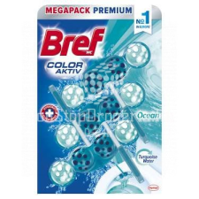 BREF Bref Color Aktiv 3x50 g Turquoise Ocean tisztító- és takarítószer, higiénia