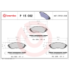 BREMBO fékbetétkészlet, tárcsafék BREMBO P 15 002