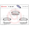 BREMBO fékbetétkészlet, tárcsafék BREMBO P 28 047