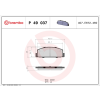 BREMBO fékbetétkészlet, tárcsafék BREMBO P 49 037