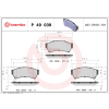 BREMBO fékbetétkészlet, tárcsafék BREMBO P 49 039