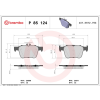 BREMBO fékbetétkészlet, tárcsafék BREMBO P 85 124