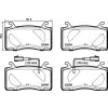 BREMBO fékbetétkészlet, tárcsafék P 23 187