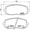BREMBO fékbetétkészlet, tárcsafék P 30 032
