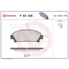 BREMBO fékbetétkészlet, tárcsafék P 83 028