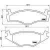 BREMBO fékbetétkészlet, tárcsafék P 85 012