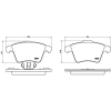 BREMBO fékbetétkészlet, tárcsafék P 85 106