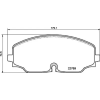 BREMBO fékbetétkészlet, tárcsafék P 85 176
