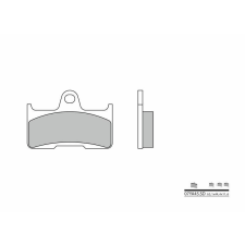 BREMBO Off-Road Szinterelt Fémbetétes Féktárcsák - 07YA45SD egyéb motorkerékpár alkatrész