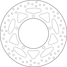BREMBO Oro Fix féktárcsa - 68B407L2 motorkerékpár féktárcsa