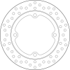 BREMBO Oro Fix féktárcsa - 68B407L9