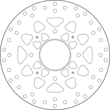 BREMBO Oro Fix féktárcsa - 68B407M6 egyéb motorkerékpár alkatrész