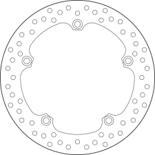 BREMBO Oro Fix féktárcsa - 68B407N1 egyéb motorkerékpár alkatrész