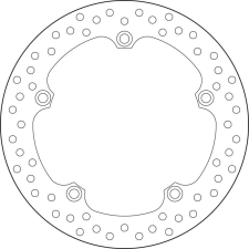 BREMBO Oro Fix féktárcsa - 68B407N1 motorkerékpár féktárcsa