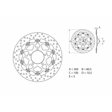 BREMBO Oro Lebegő Féknyereg - 78B40840 egyéb motorkerékpár alkatrész