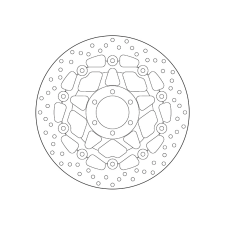BREMBO Oro Lebegő Féknyereg - 78B408A2 egyéb motorkerékpár alkatrész