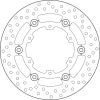  BREMBO Oro Lebegő Féktárcsa - 78B40833
