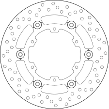  BREMBO Oro Lebegő Féktárcsa - 78B40833 motorkerékpár féktárcsa