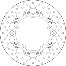 BREMBO Oro lebegő féktárcsa - 78B40837 egyéb motorkerékpár alkatrész