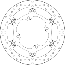 BREMBO Oro Lengőféktárcsa - 78B40844 egyéb motorkerékpár alkatrész