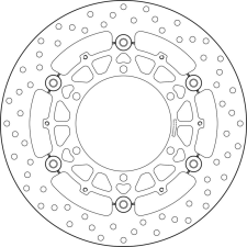 BREMBO Oro Lengőféktárcsa - 78B40846 egyéb motorkerékpár alkatrész