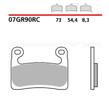 BREMBO Racing Karbon-Kerámia Fékbetétek - 07GR90RC egyéb motorkerékpár alkatrész