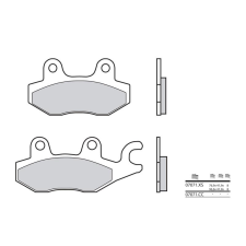  BREMBO robogó szén-kerámia fékbetétek - 07071CC egyéb motorkerékpár alkatrész