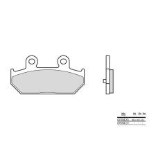 BREMBO robogó szinterelt fémbetétek - 07058XS egyéb motorkerékpár alkatrész