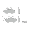 BREMBO robogó szinterelt fémbetétes fékbetétek - 07056XS BREMBO Kategorizálatlan termékek