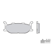 BREMBO Robogó Szintermetál Fékbetétek - 07073XS egyéb motorkerékpár alkatrész