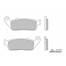 BREMBO Robogó Szintermetál Fékbetétek - 07075XS egyéb motorkerékpár alkatrész