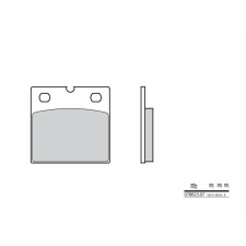 BREMBO Street Carbon Kerámia Fékbetétek - 07BB2307 egyéb motorkerékpár alkatrész