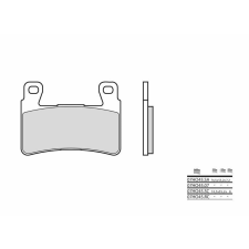 BREMBO Street Carbon Kerámia Fékbetétek - 07HO4507 egyéb motorkerékpár alkatrész