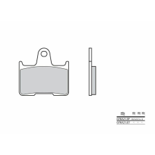 BREMBO Street szénszálas-kerámia fékbetétek - 07KA2107 egyéb motorkerékpár alkatrész