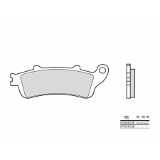 BREMBO Street Szinterelt Fémbetétes Fékbetétek - 07HO43SP egyéb motorkerékpár alkatrész