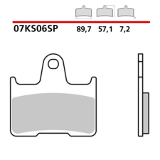 BREMBO szinterelt fékbetétek - 07KS06SP egyéb motorkerékpár alkatrész