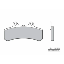 BREMBO Utcai Szén-Kerámia Fékbetétek - 07HD1109 BREMBO Futómű és fék alkatrészek Fékbetétek (tárcsafék) egyéb motorkerékpár alkatrész
