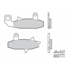 BREMBO utcai szinterelt fékbetétek - 07SU15SA egyéb motorkerékpár alkatrész