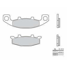 BREMBO utcai szinterelt fémbetétek - 07KA09SA egyéb motorkerékpár alkatrész