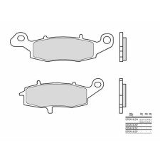 BREMBO utcai szinterelt fémbetétek - 07KA18SA egyéb motorkerékpár alkatrész