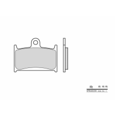 BREMBO utcai szinterelt fémbetétek - 07SU22SA egyéb motorkerékpár alkatrész