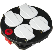 Brennenstuhl 1081080 Konnektor kábeldobokhoz 4 aljzatos - Fekete villanyszerelés