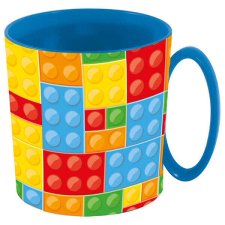 Bricks Lego mintázatú műanyag bögre - 350 ml bögrék, csészék